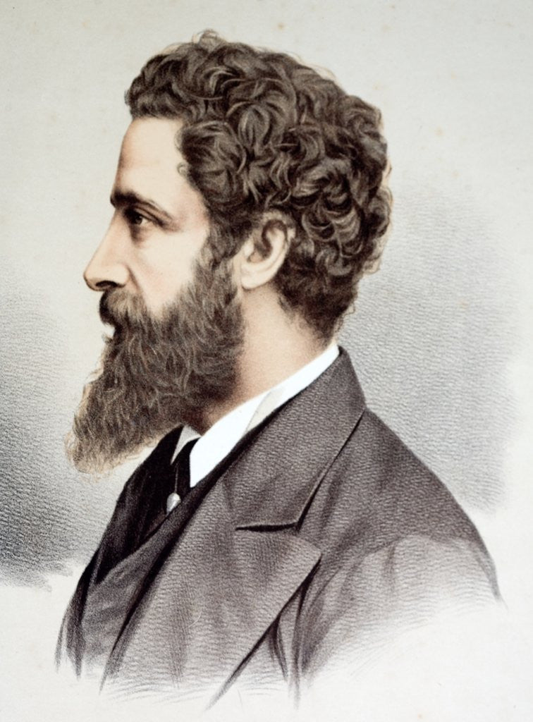 Detail of Edward George Earle Lytton Bulwer-Lytton by Anonymous