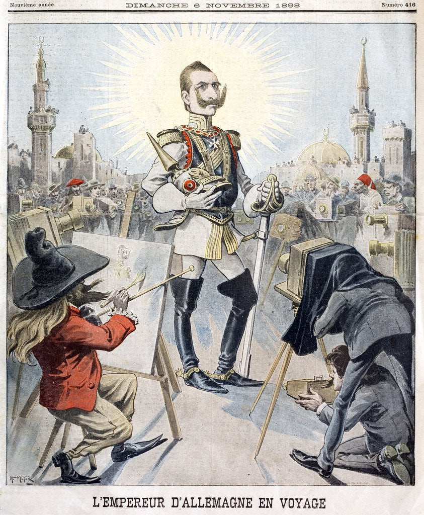 Detail of German Emperor; Kaiser Wilhelm II as the French saw him by Anonymous