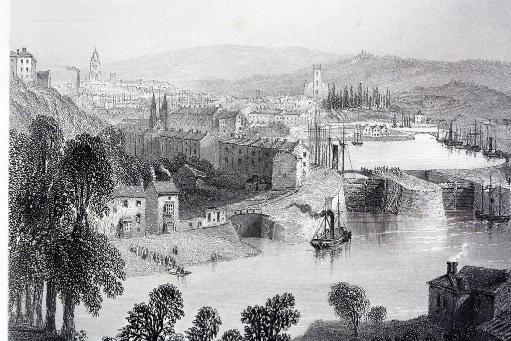 Detail of The port of Bristol in the early 19th century by Anonymous