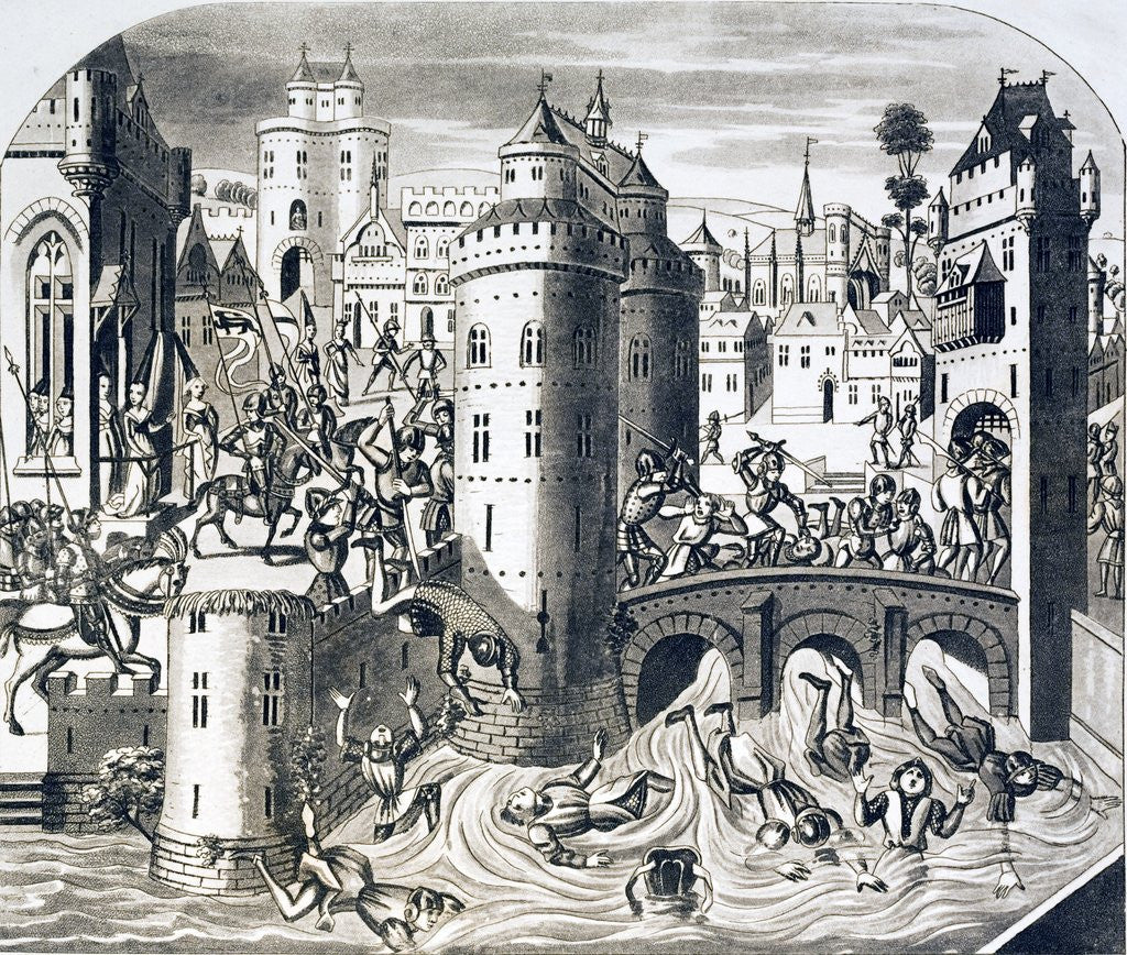 Detail of The Battle of Meaux in Brie by Anonymous
