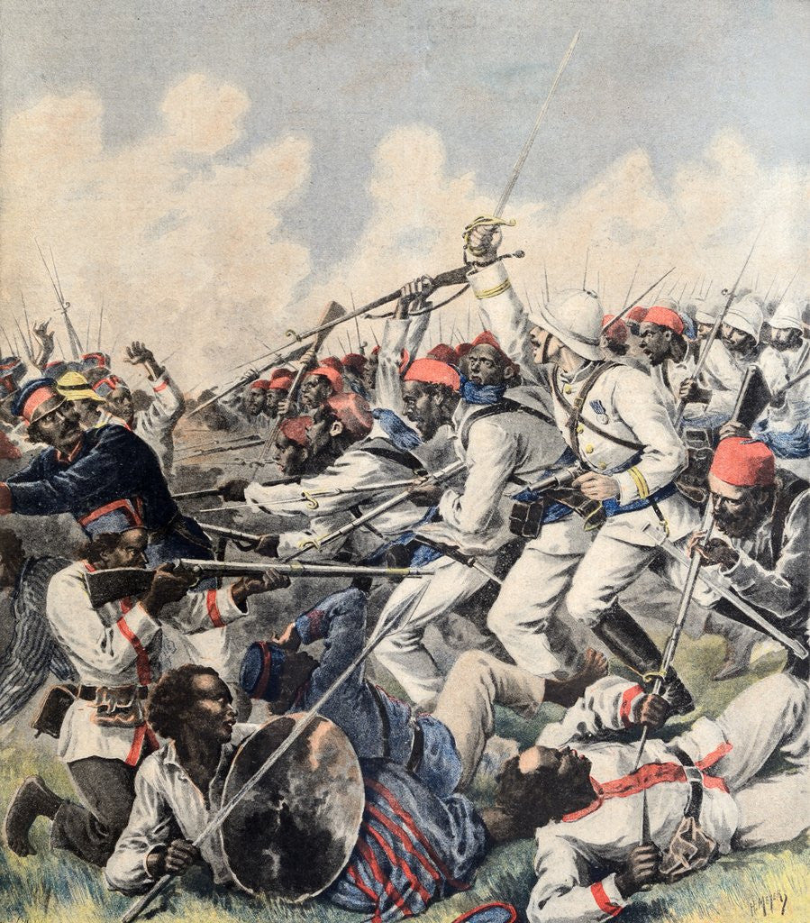 Detail of French Expedition or War in Madagascar (1895) by Anonymous