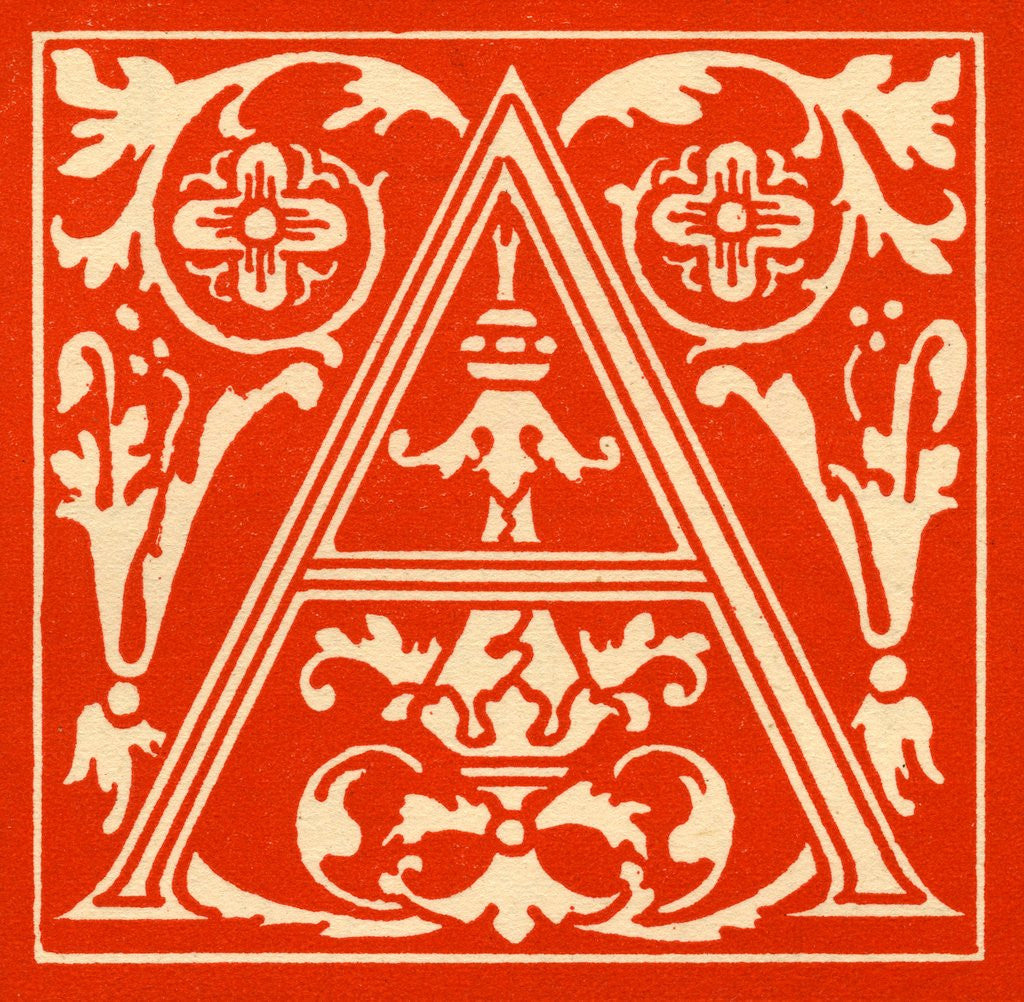 Detail of The letter A by Corbis