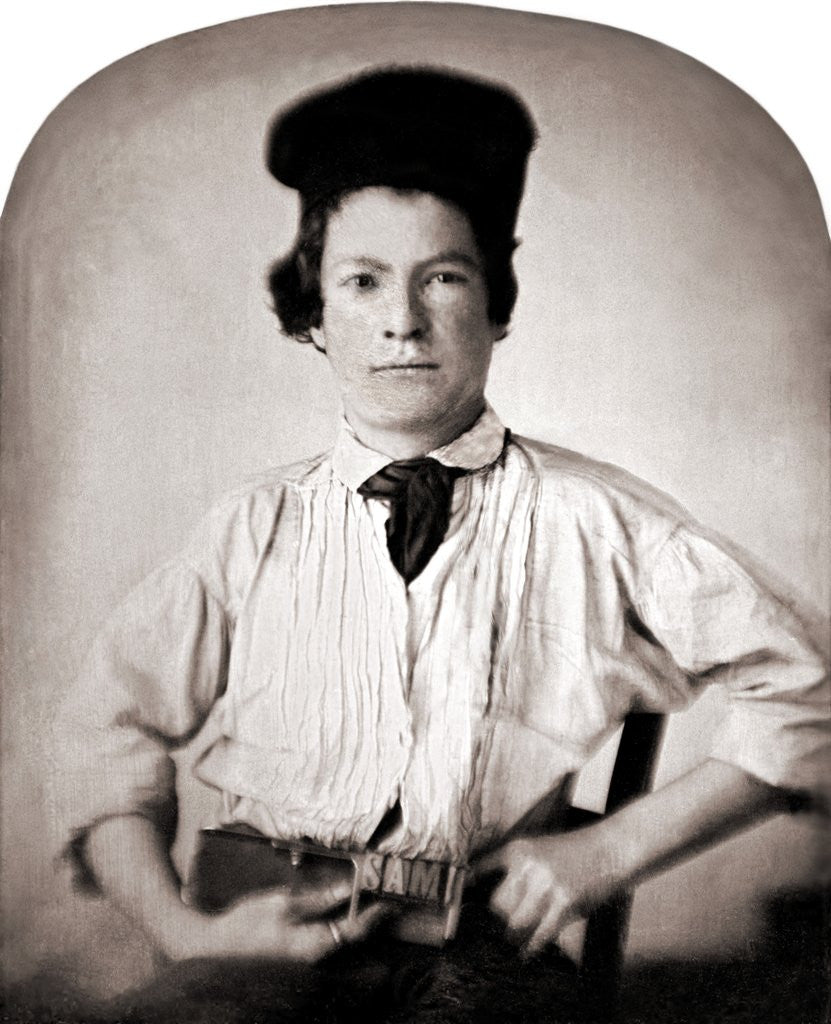 Detail of Mark Twain at age fifteen by Anonymous