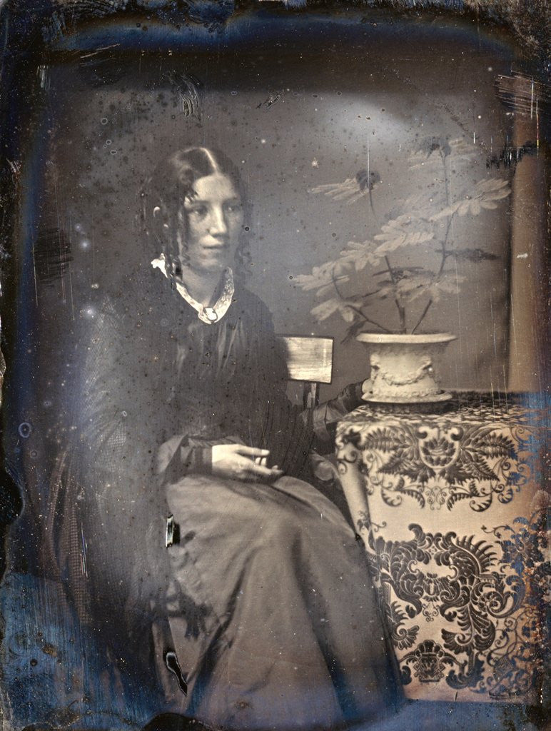 Detail of Harriet Beecher Stowe by Anonymous