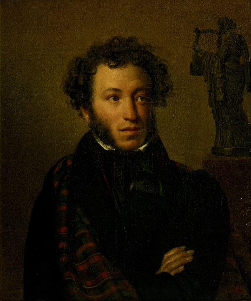 Detail of Kiprensky O. Painting by Anonymous