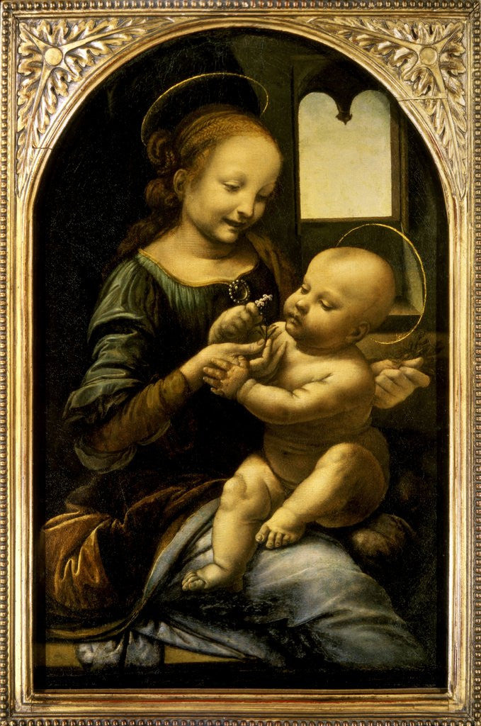 Detail of Leonardo da Vinci by Anonymous