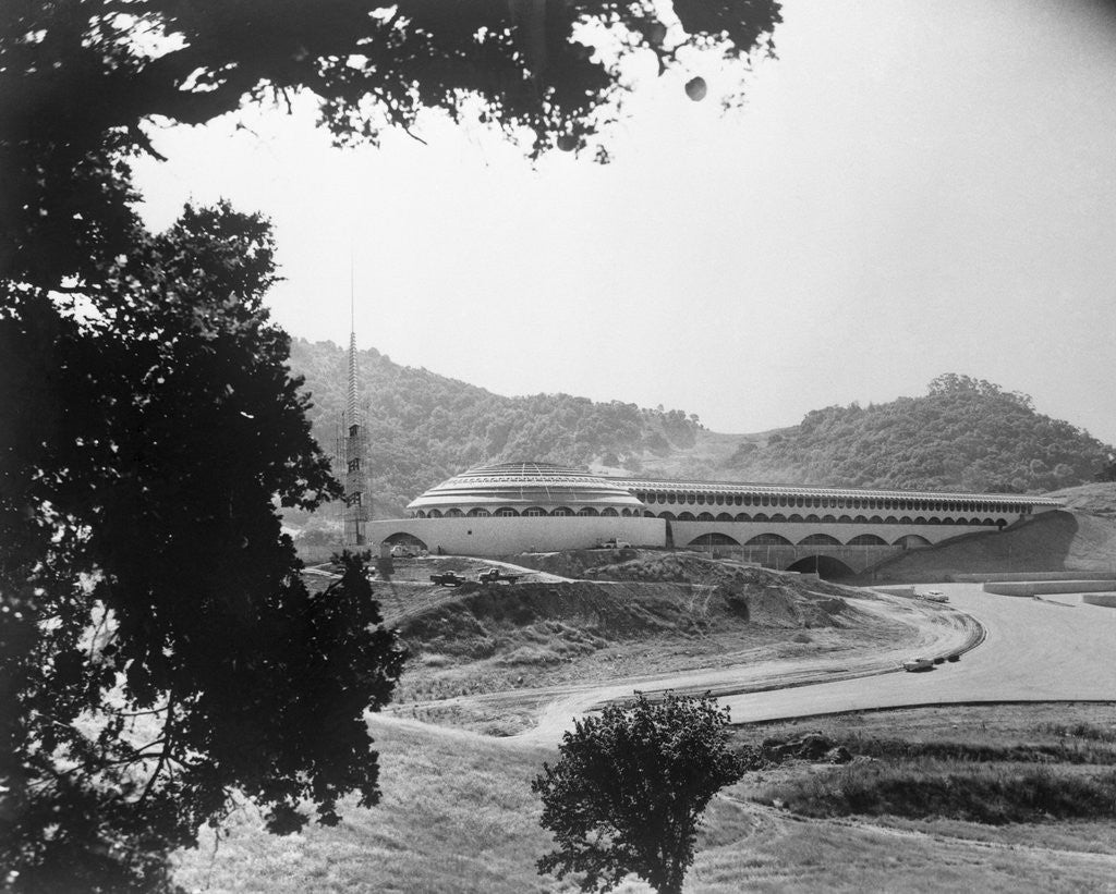 Detail of The Marin County Civic Center Created by Frank Lloyd Wright