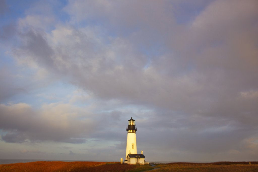 Detail of sunrise Yaquina Head Lighthouse. Oregon Coast, Pacific Ocean, Pacific Northwest by Anonymous