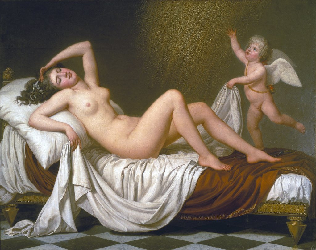 Detail of Danaë and the Shower of Gold by Adolf Ulrik Wertmüller