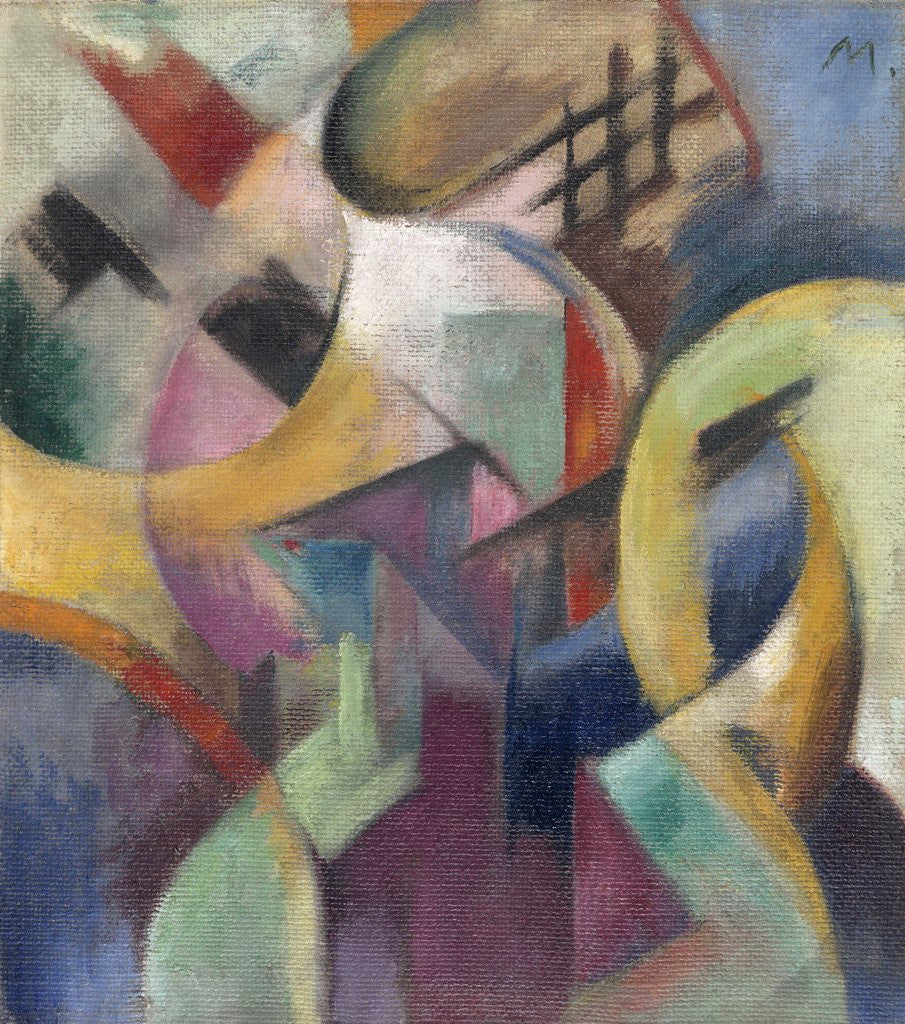 Detail of Small Composition I by Franz Marc
