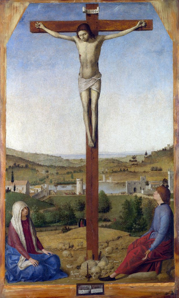 Detail of Christ Crucified by Antonello da Messina