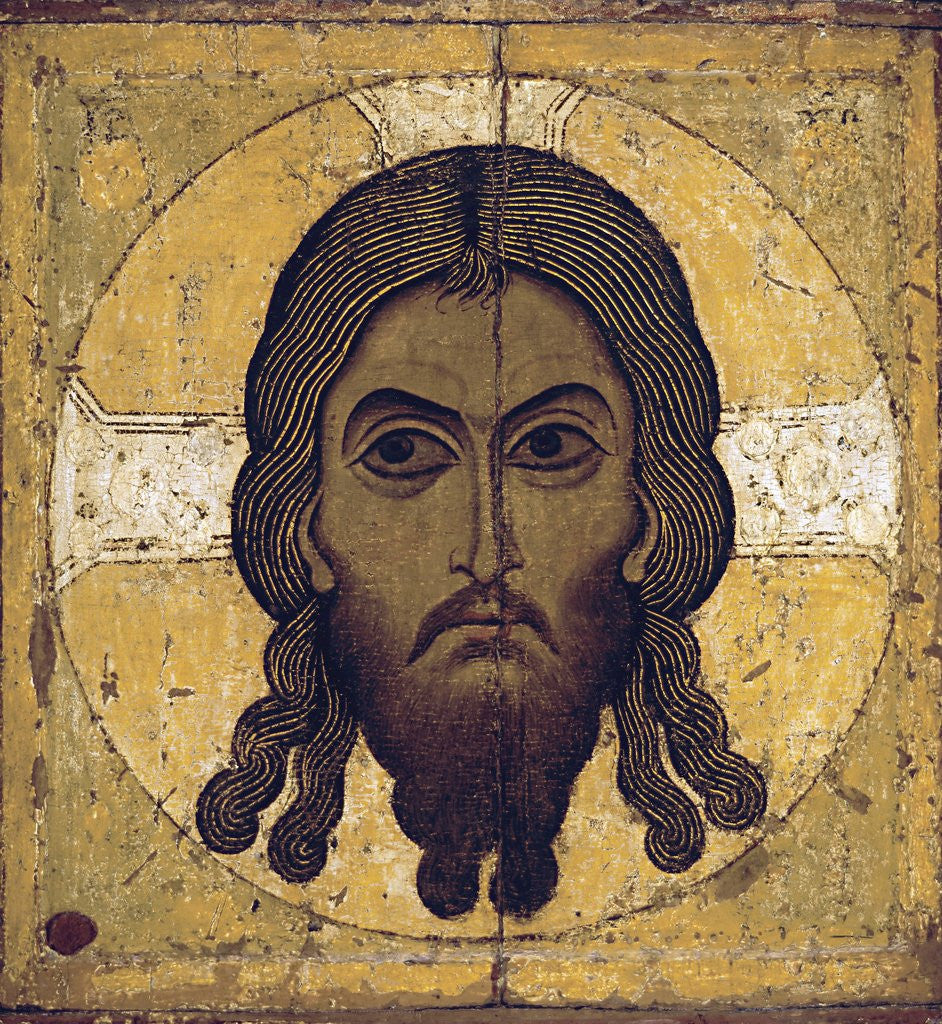 Detail of Icon of Our Savior by Anonymous