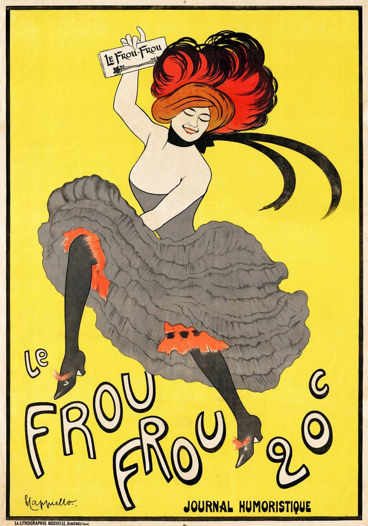 Detail of Le Frou Frou by Leonetto Cappiello