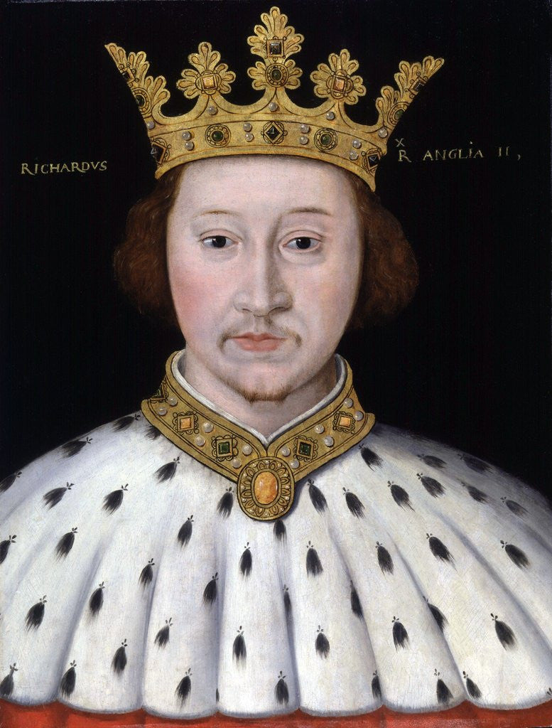 Detail of Portrait of King Richard II by Anonymous