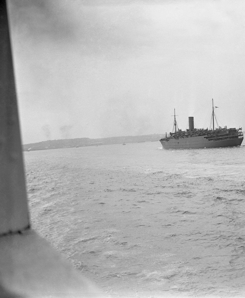 Detail of 1,700 Feared Lost on British Ship by Anonymous