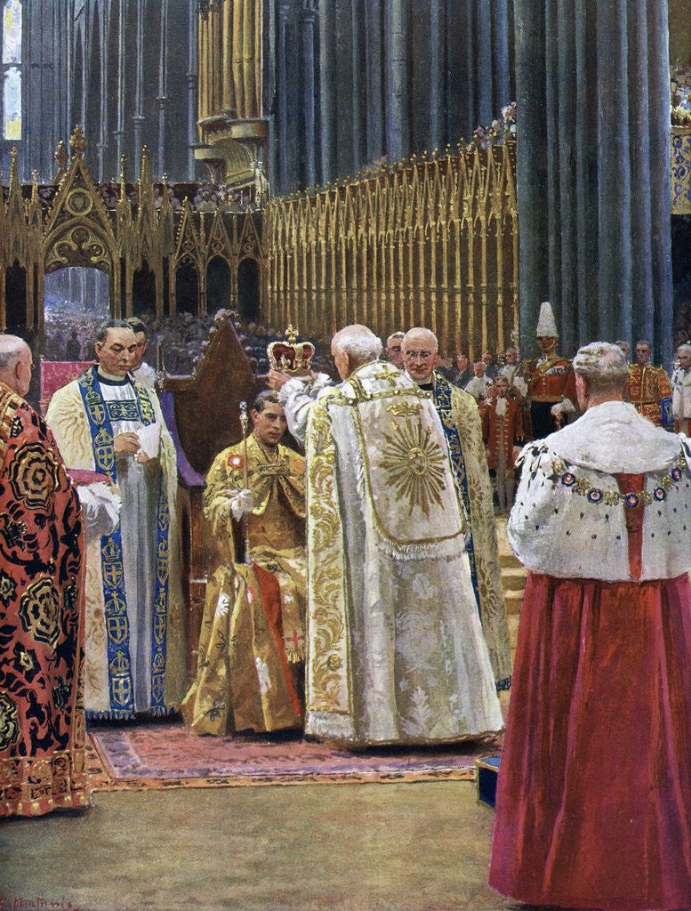 Detail of The Crowning of King George VI in 1937 by Corbis