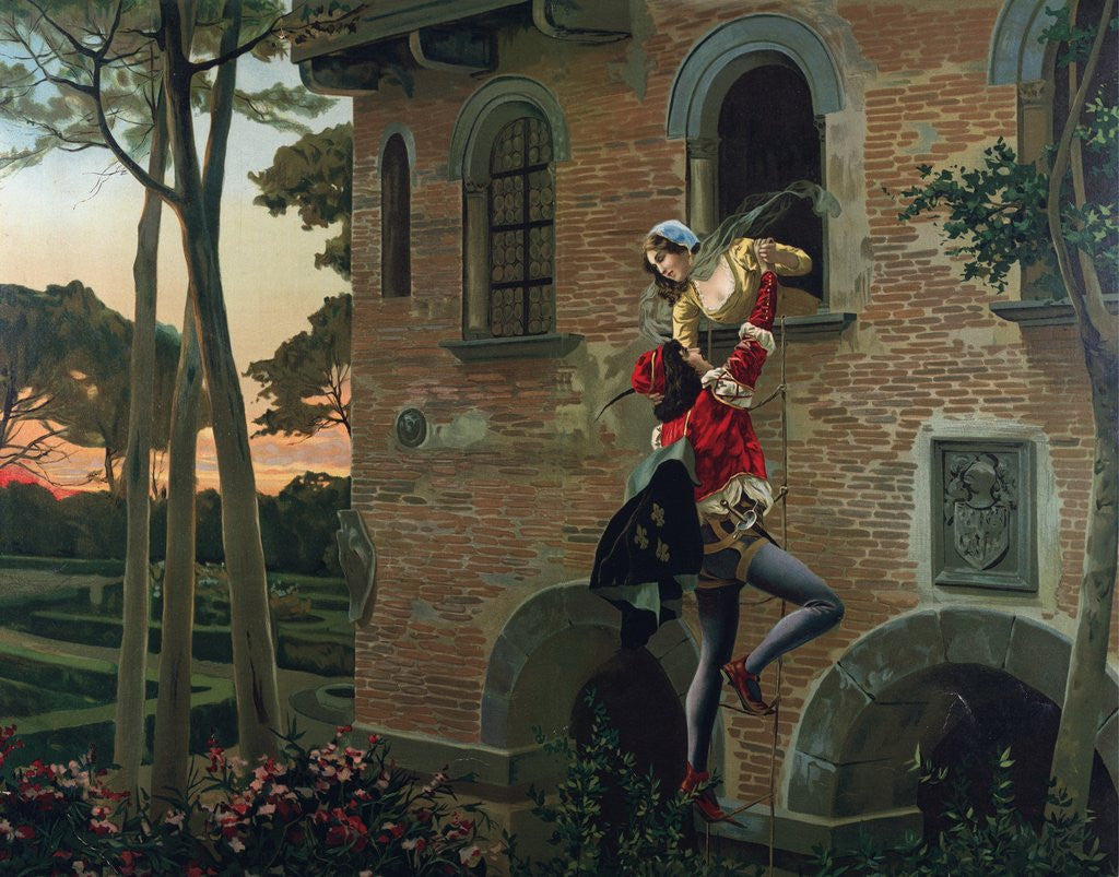 Detail of Scene from Romeo and Juliet by Anonymous