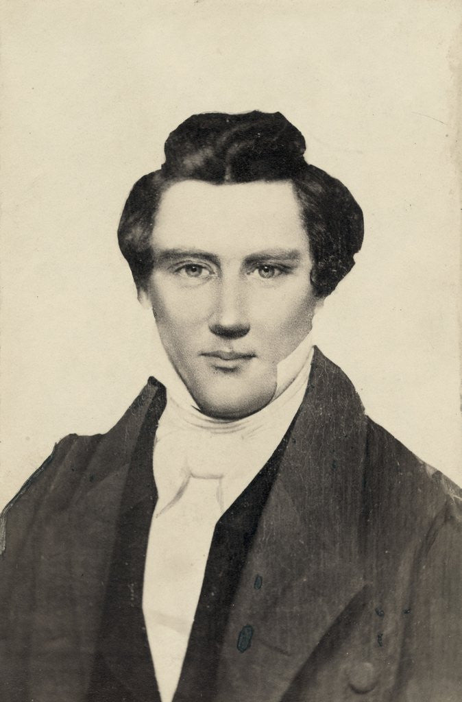 Detail of Portrait of Joseph Smith by Anonymous