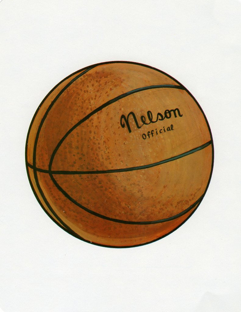 Detail of 1960s Illustration of a Basketball. by Corbis