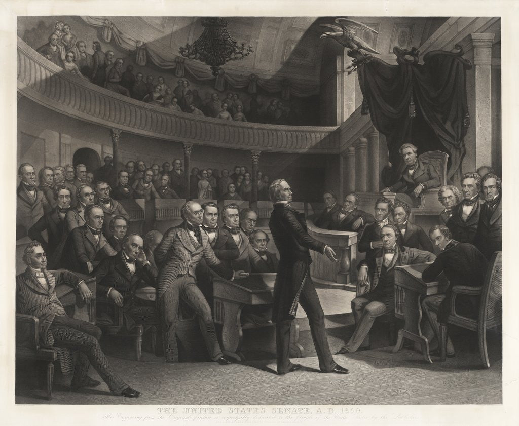 Detail of Senator Henry Clay speaking before the United States Senate by Anonymous