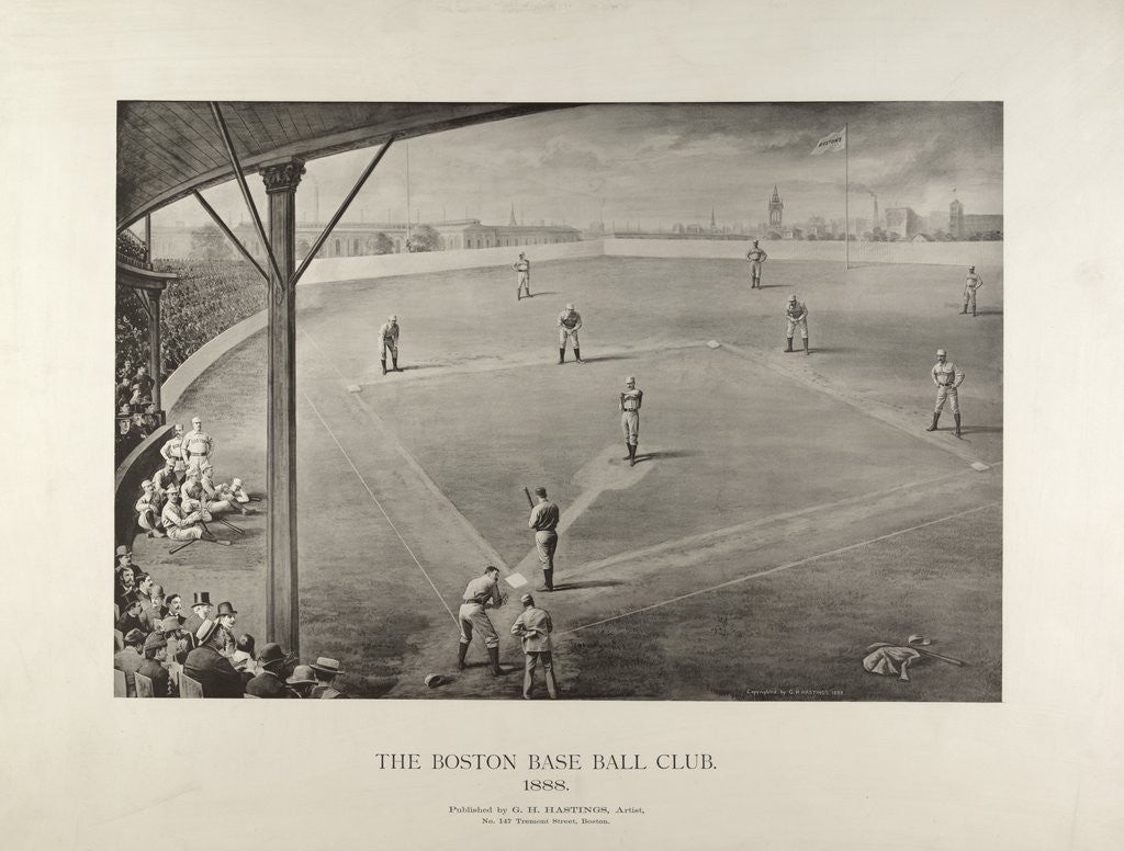 Detail of The Boston Base Ball Club by Anonymous