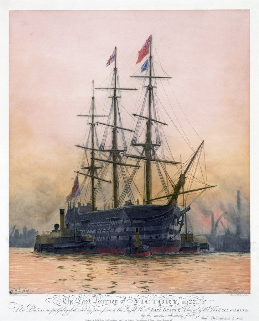 Detail of The Last Journey of HMS Victory by Anonymous