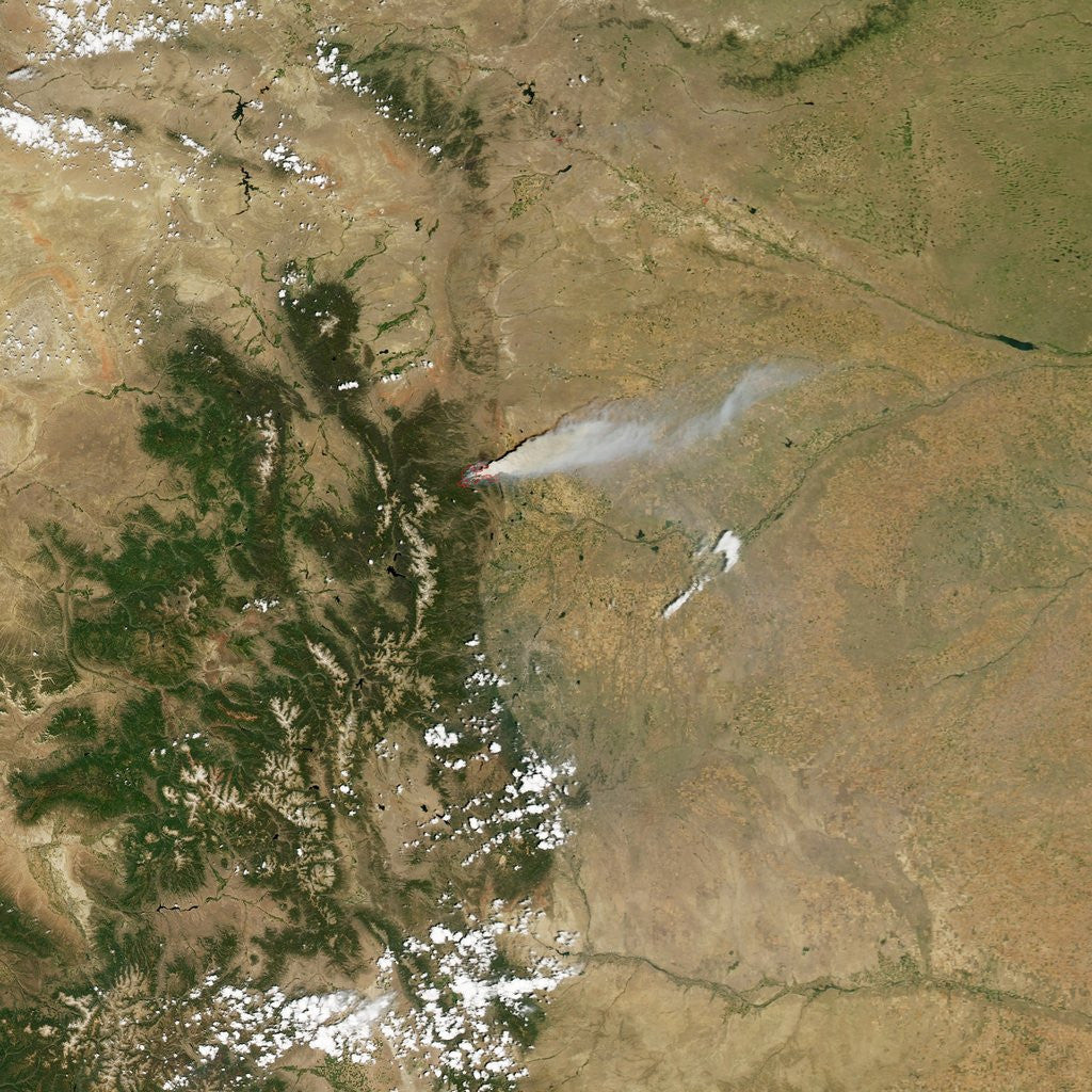 Detail of High Park Fire in Colorado by Anonymous