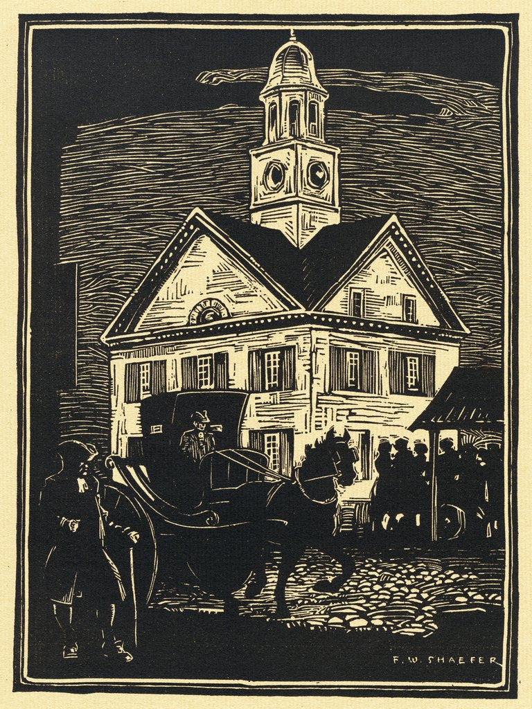 Detail of The Continental Congress Meeting at the York Courthouse. by Anonymous