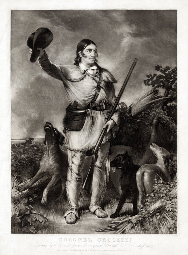 Detail of Davy Crockett by Anonymous