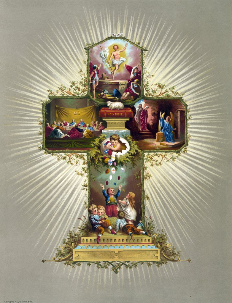 Detail of Easter Cross by Anonymous