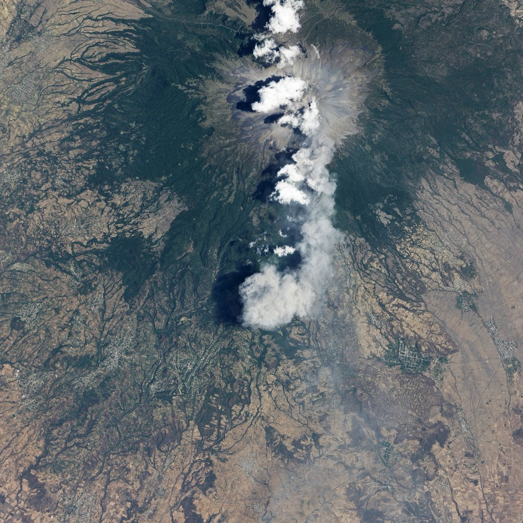 Detail of Volcanic Activity at Popocatépetl by Anonymous
