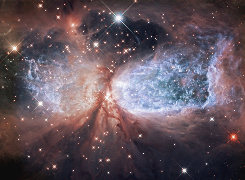 Detail of Bipolar star-forming region Sharpless 2-106 by Anonymous
