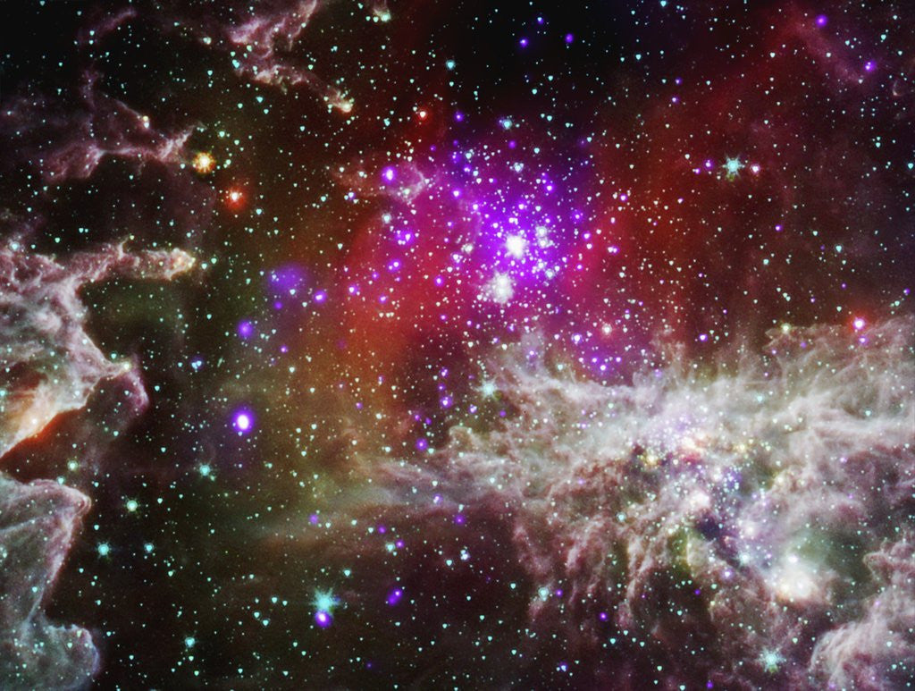 Detail of Composite image of NGC 281 by Anonymous