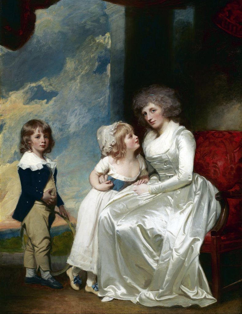 Detail of Henrietta, Countess of Warwick, and Her Children by George Romney
