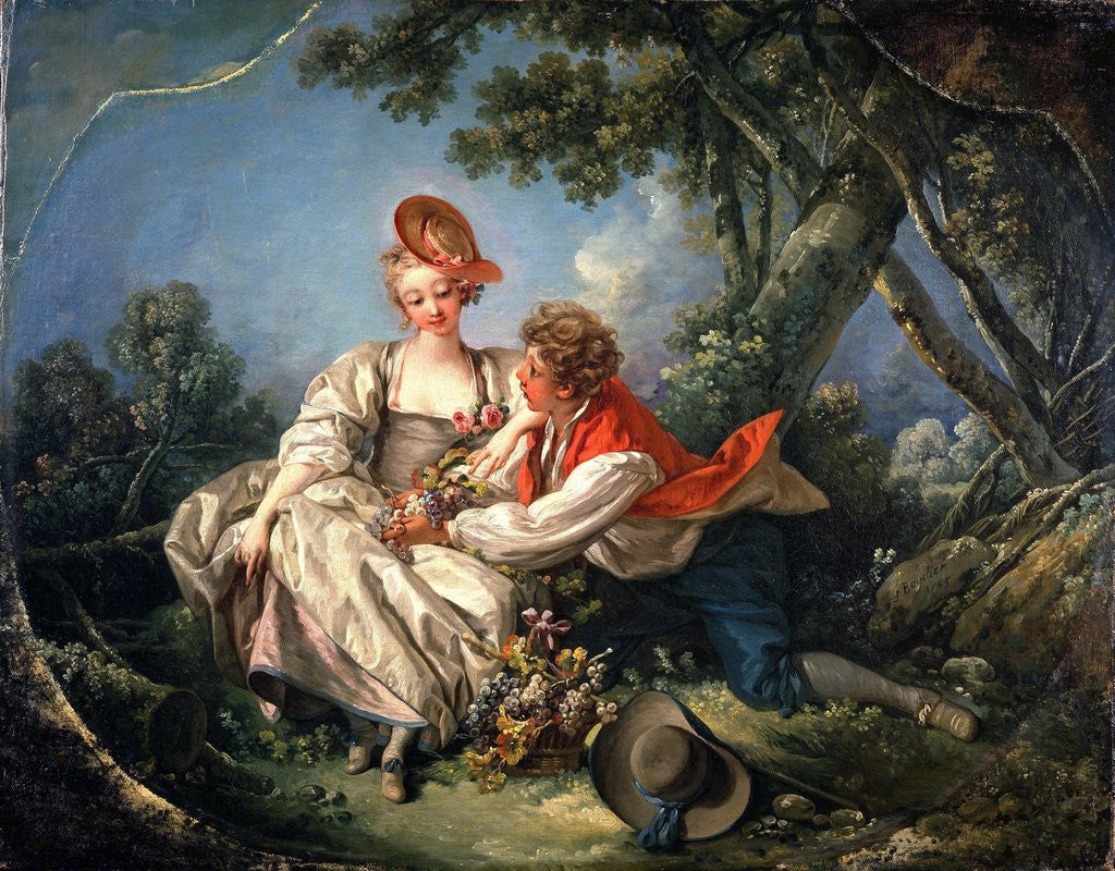 Detail of The Four Seasons: Autumn by François Boucher