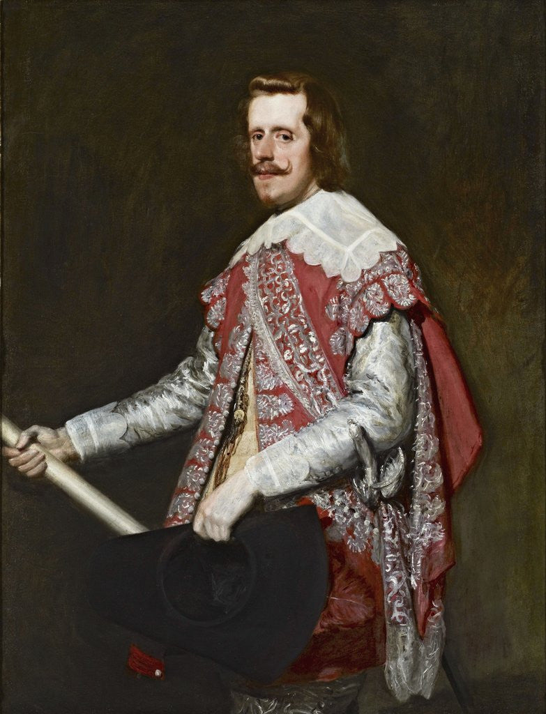 Detail of Portrait of King Philip IV of Spain by Diego Velázquez
