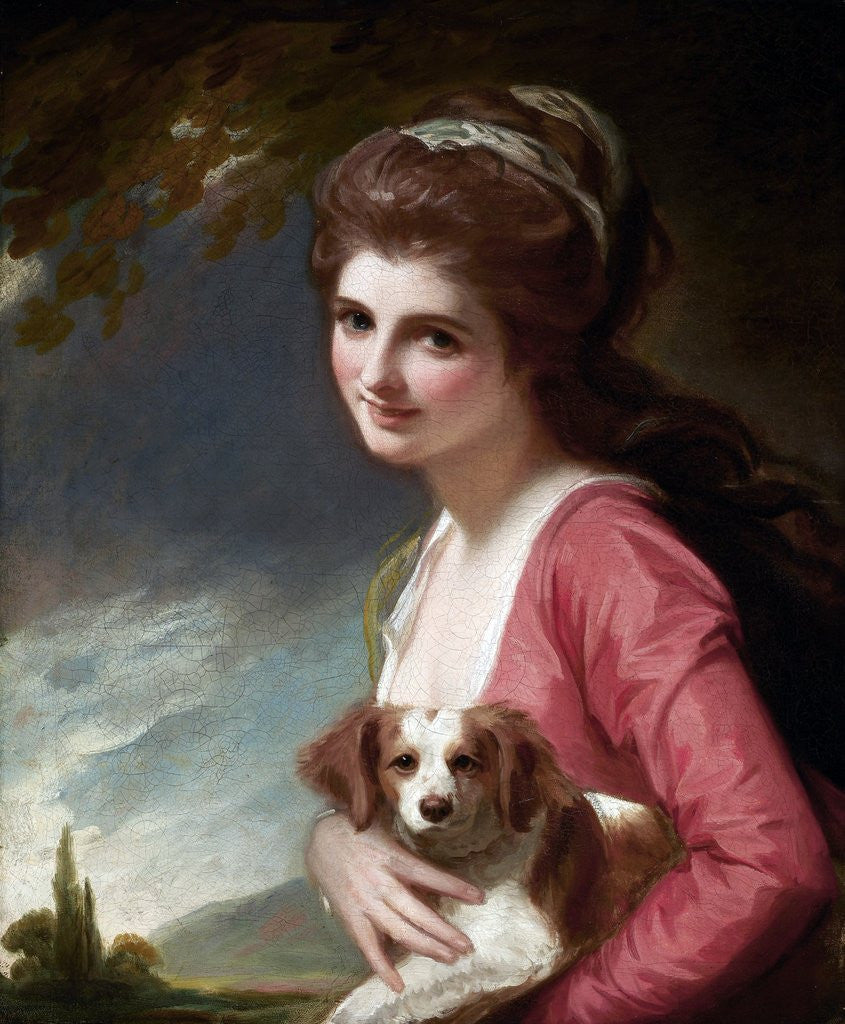 Detail of Lady Hamilton as Nature by George Romney