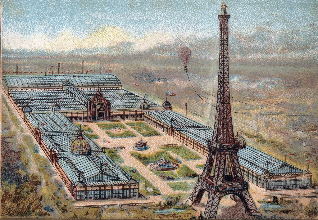 Detail of Universal Exhibition of 1889 by Anonymous