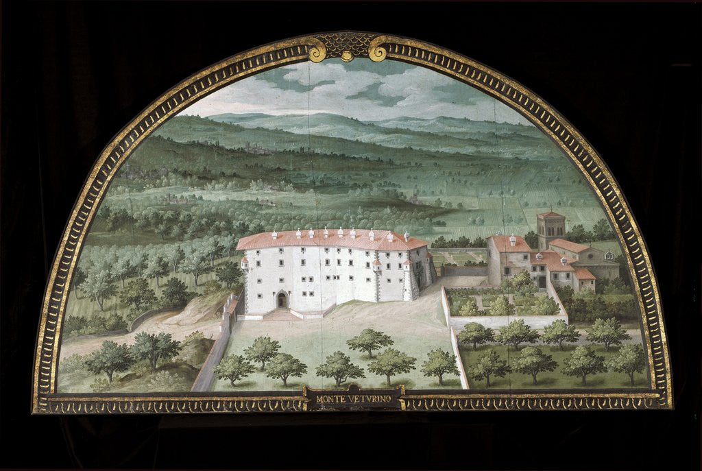 Detail of View of Villa la Magia by Anonymous