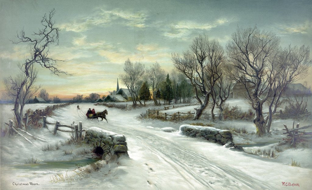 Detail of Christmas morn by Anonymous