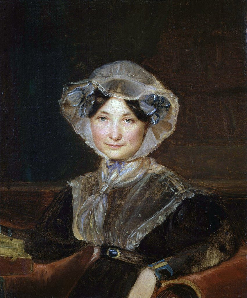 Detail of Frances Trollope by Auguste Hervieu