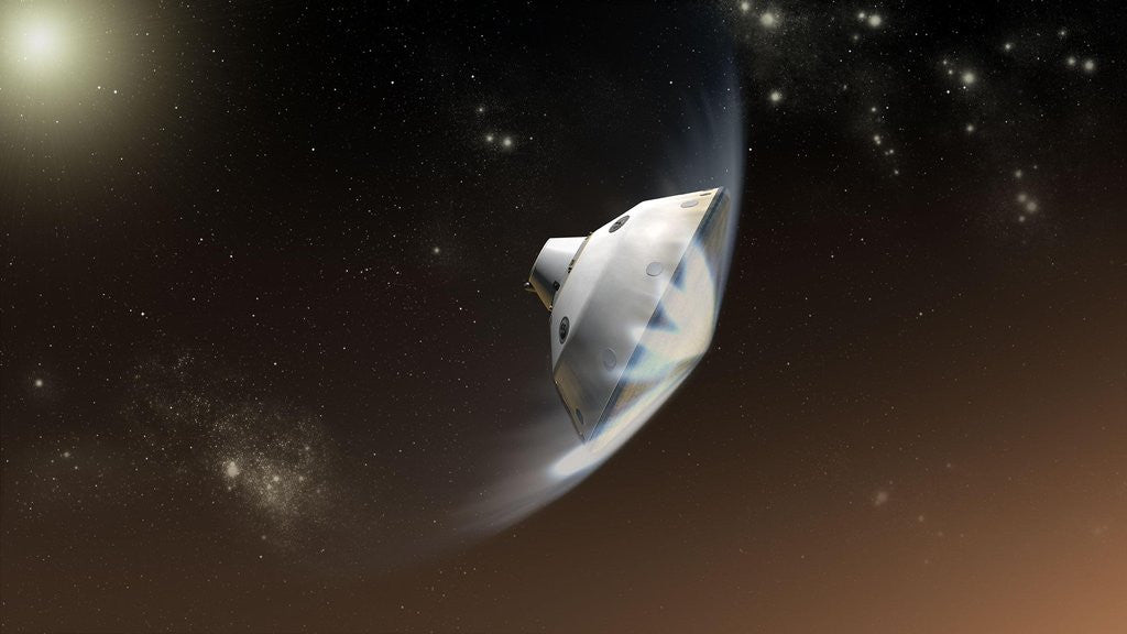 Detail of Deceleration of Mars Science Laboratory in Martian Atmosphere by Anonymous
