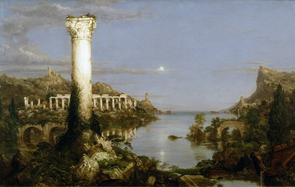 Detail of The Course of Empire - Desolation by Thomas Cole