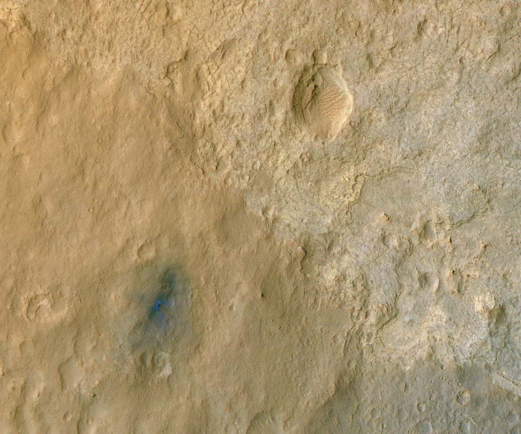 Detail of Curiosity Rover Imaged by NASA's Mars Reconnaissance Orbiter by Anonymous
