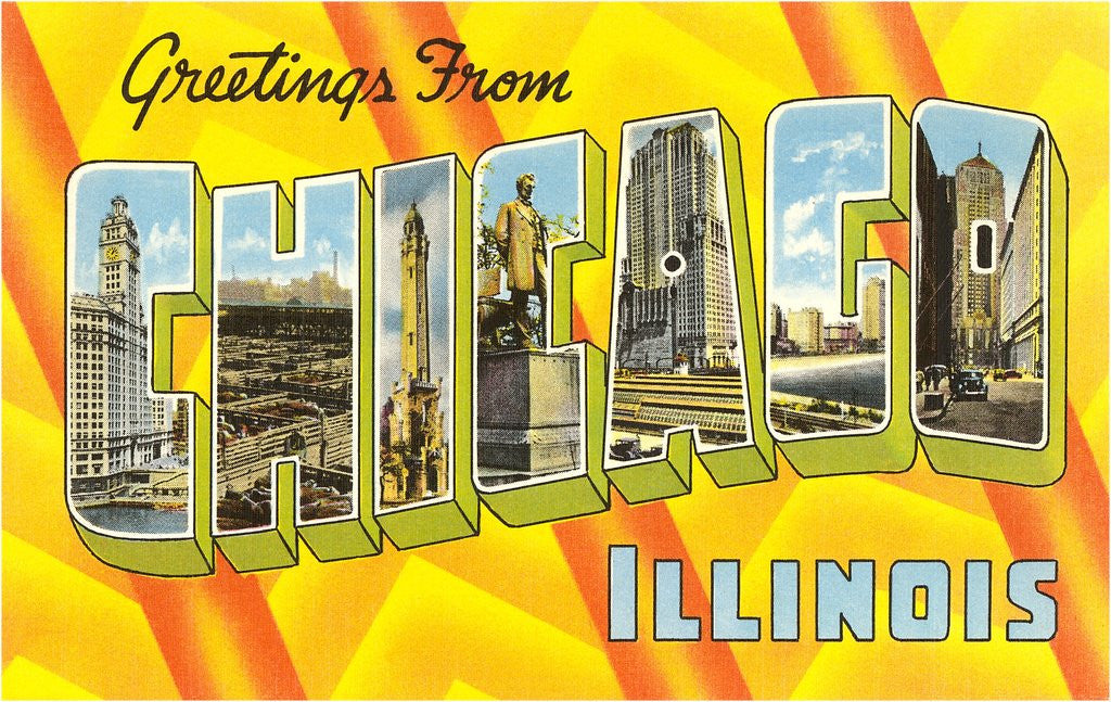Detail of Greetings from Chicago, Illinois by Anonymous