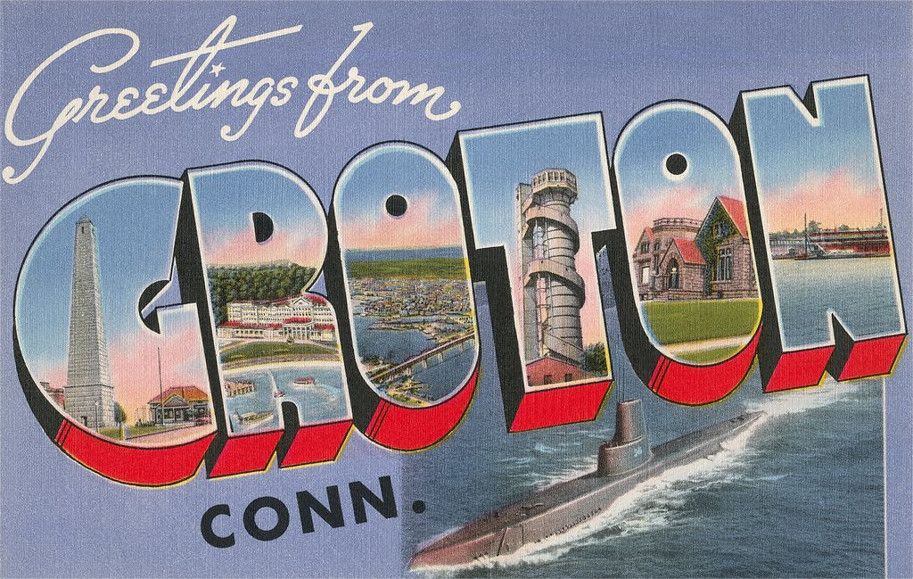 Detail of Greetings from Croton, Connecticut by Corbis