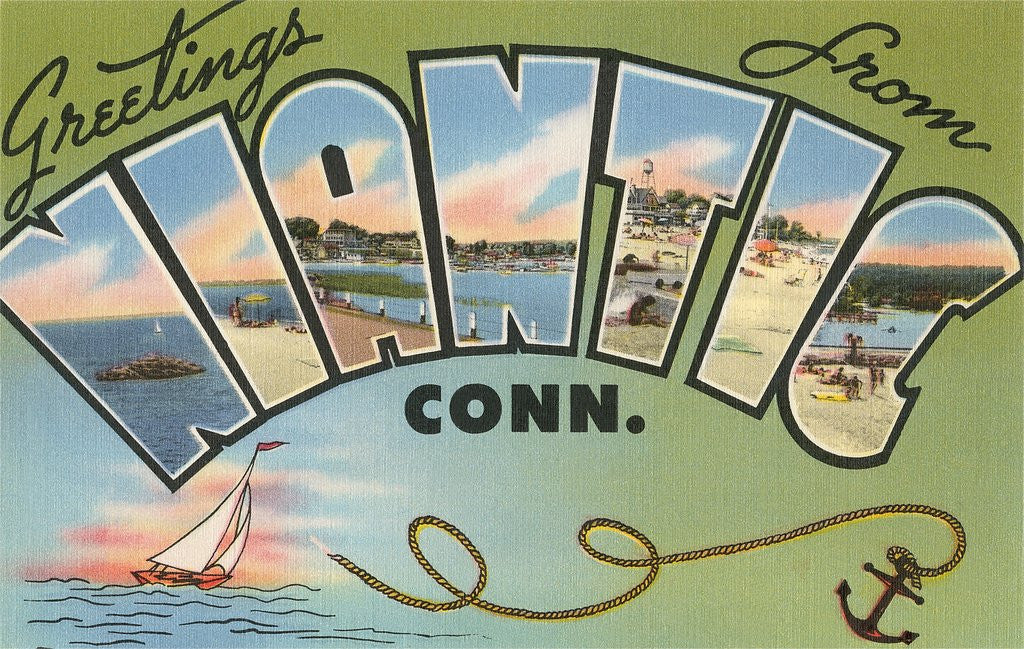 Detail of Greetings from Niantic, Connecticut by Anonymous