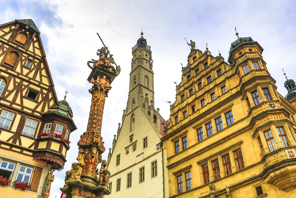 Detail of Rothenburg ob der Tauber by Anonymous