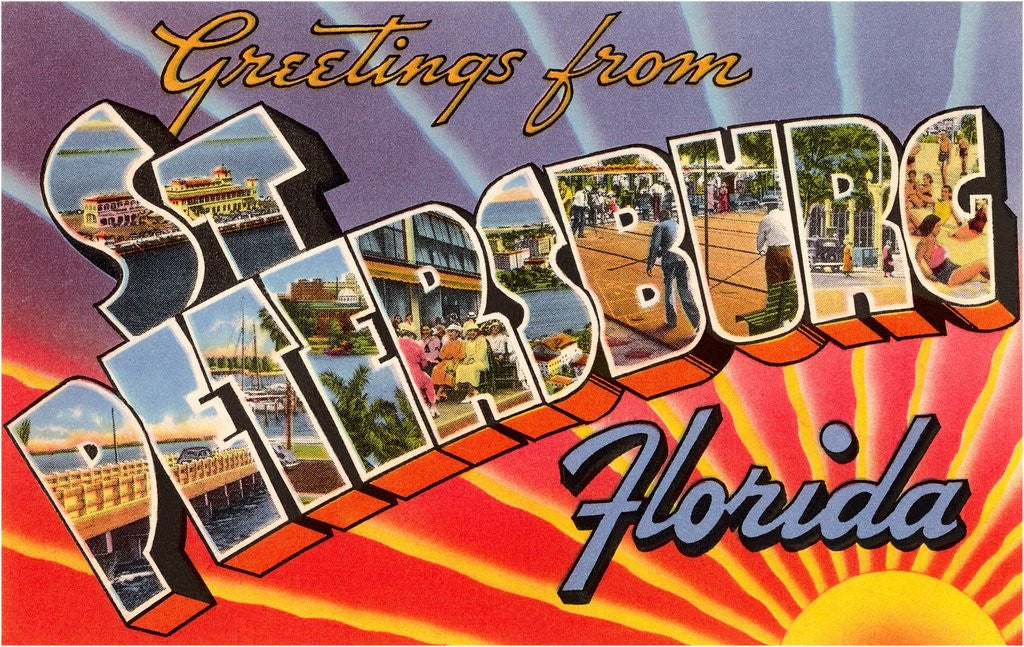 Detail of Greetings from St. Petersburg, Florida by Anonymous
