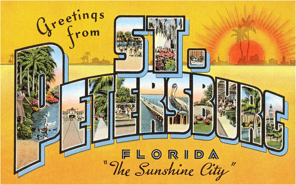 Detail of Greetings from St. Petersburg, Florida by Anonymous